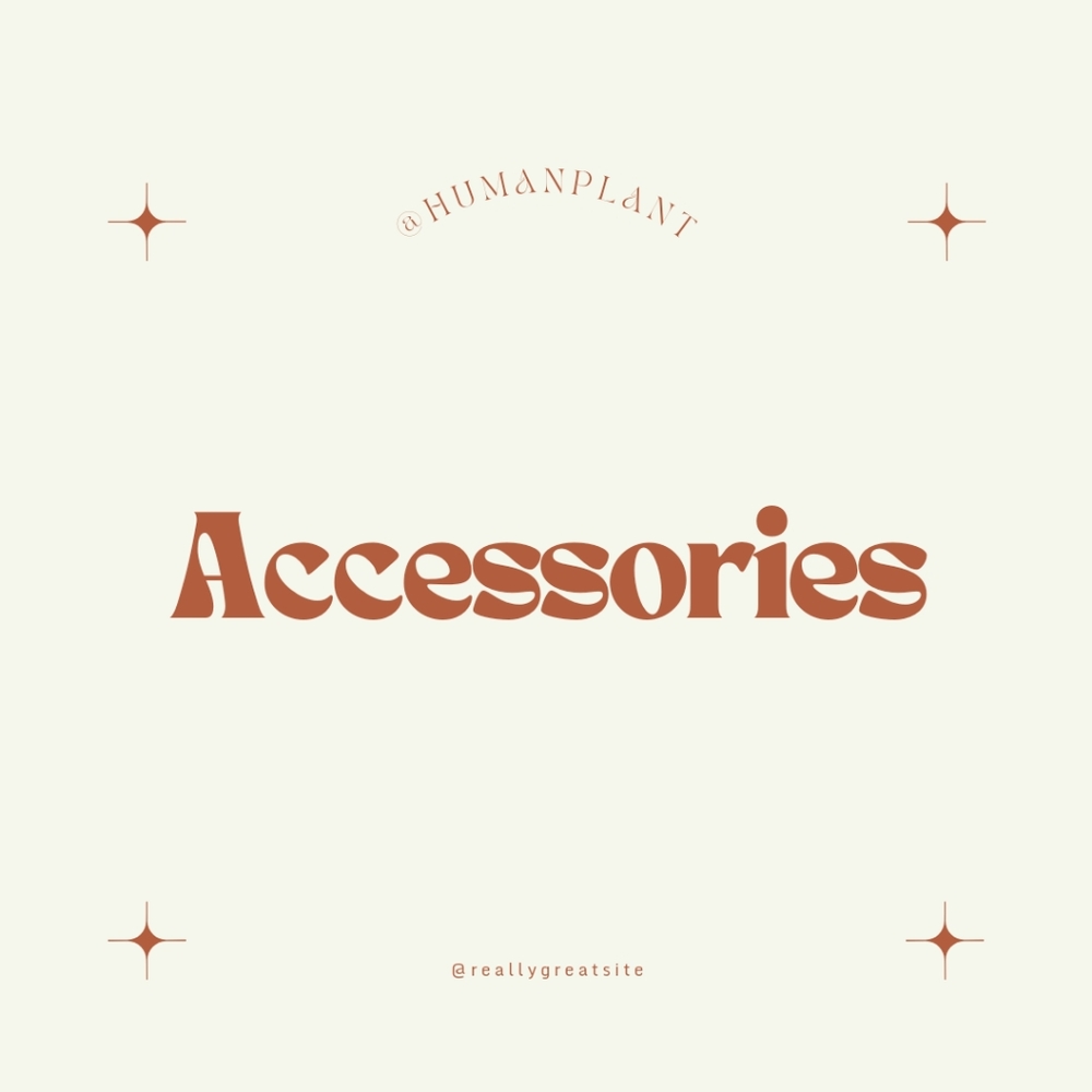 Accessories of different sizes and styles